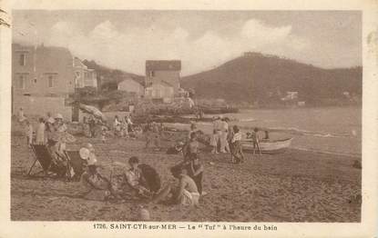 CPA FRANCE 83 "Saint Cyr sur Mer, Le Tuf à l'Heure du Bain"
