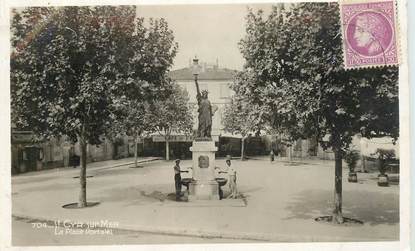 CPA FRANCE 83 "Saint Cyr sur Mer, la Place Portalès"