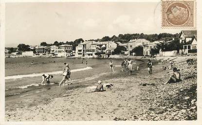 CPA FRANCE 83 "Les Lecques sur Mer, la plage"