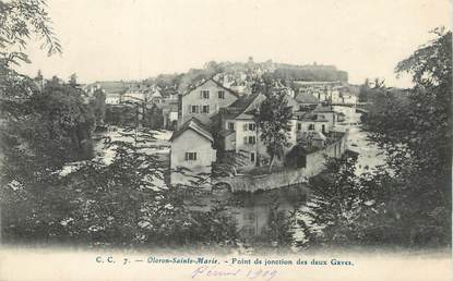 / CPA FRANCE 64 "Oloron Sainte Marie, point de jonction des deux gaves"