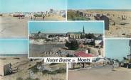 85 Vendee / CPSM FRANCE 85 "Notre Dame de Monts, la plage, l'avenue de la plage"