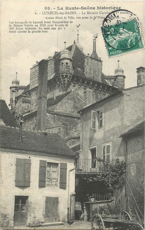 / CPA FRANCE 70 "Luxueil les Bains, la maison carrée"