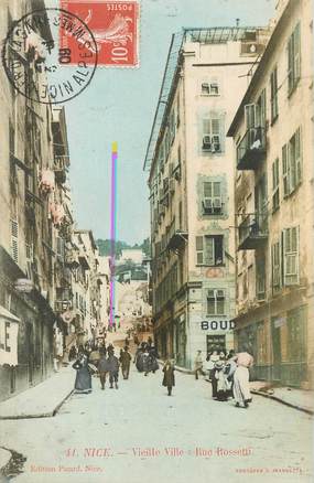 / CPA FRANCE 06 "Nice, vieille ville, rue Rossetti "