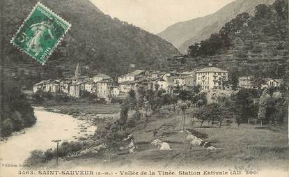 / CPA FRANCE 06 "Saint Sauveur, vallée de la Tinée, station estivale"