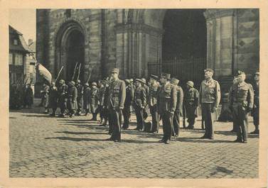 CPSM 2EME GUERRE  / 1ere prise 'armes en Allemagne avec le Gal De Gaulle