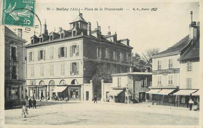 / CPA FRANCE 01 "Belley, place de la Promenade"