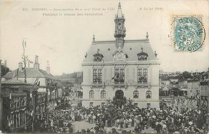 / CPA FRANCE 91 "Corbeil, inauguration du nouvel hôtel de ville"