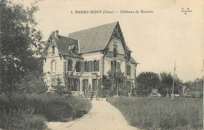 / CPA FRANCE 18 "Berry Bouy, château de Roulon"