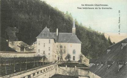 CPA FRANCE 38 "Saint Pierre de Chartreuse, vue intérieure de la Correrie"