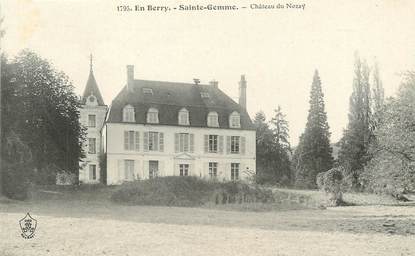 / CPA FRANCE 18 "Sainte Gemme, château de Nozay"