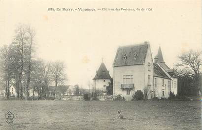 / CPA FRANCE 18 "Veaugues, château des Porteaux "