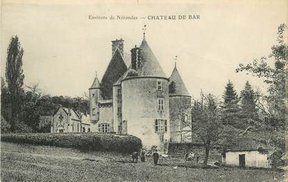 / CPA FRANCE 18 "Environs de Nérondes, château de Bar"