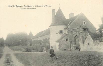 / CPA FRANCE 18 "Assigny, château de la vallée"