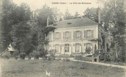 / CPA FRANCE 18 "Vinon, la villa de Boisseau"