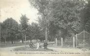 18 Cher / CPA FRANCE 18 "Les Aix d'Angillon, le champ de foire et le jardin public"