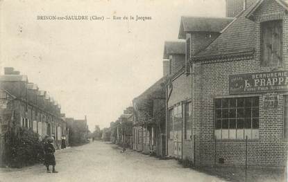 / CPA FRANCE 18 "Brinon sur Sauldre, rue de la Jacques"