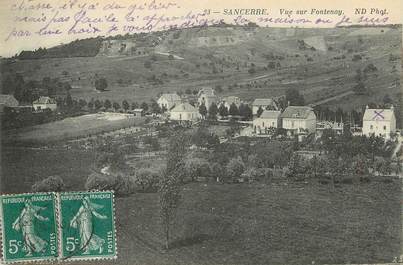 / CPA FRANCE 18 "Sancerre, vue du Fontenay"