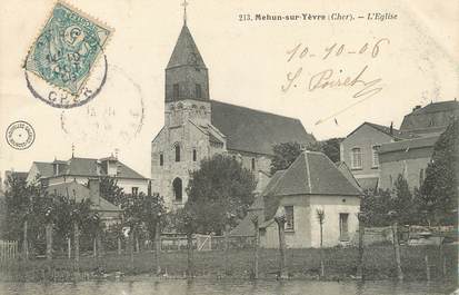 / CPA FRANCE 18 "Mehun sur Yèvre, l'église"