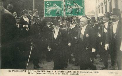 / CPA FRANCE 33 "Le président de la République à Bordeaux"