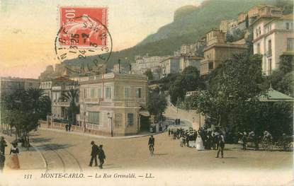 / CPA MONACO "Monté Carlo, la rue Grimaldi"