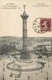 75 Pari / CPA FRANCE 75011 "Paris, place de la Bastille et colonne de Juillet"