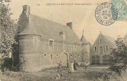 / CPA FRANCE 76 "Arques La Batailles, la manoir"