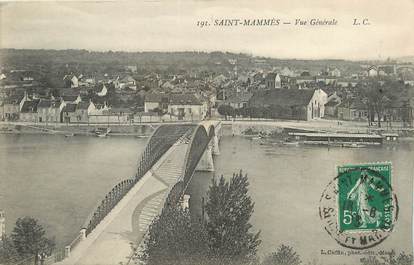 / CPA FRANCE 77 "Saint Mammès, vue générale"