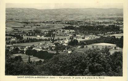 / CPSM FRANCE 38 "Saint Simeon de Bressieux, vue générale"