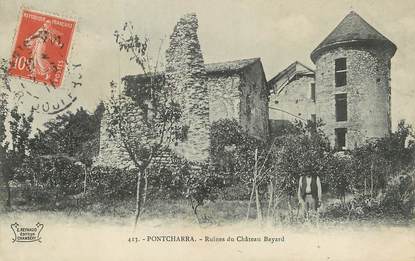 / CPA FRANCE 38 "Pontcharra, ruines du château Bayard"