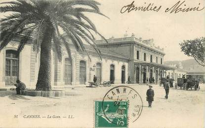 / CPA FRANCE 06 "Cannes, la gare"