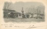 65 Haute PyrÉnÉe / CPA FRANCE 65 "Tarbes, place Marcadieu, la fontaine monumentale"