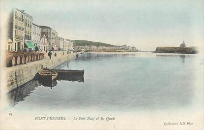 / CPA FRANCE 66 "Port Vendres, le port neuf et les quais"