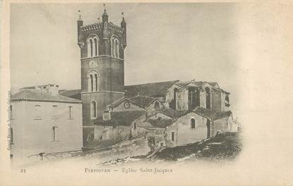 / CPA FRANCE 66 "Perpignan, église Saint Jacques"