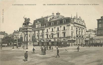 / CPA FRANCE 63 "Clermont Ferrand, monument de Vercingétorix et le théâtre"