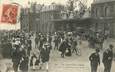 / CPA FRANCE 76 "Le Tréport Mers, la gare à l'arrivée d'un train"