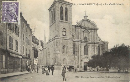 / CPA FRANCE 39 "Saint Claude, la Cathédrale"