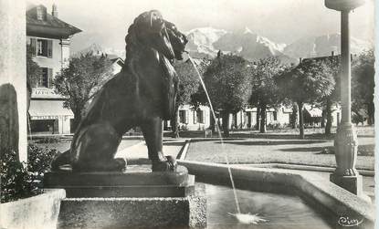 CPSM  FRANCE 74 "Sallanches, vue sur le Mont Blanc"