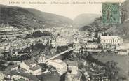 39 Jura / CPA FRANCE 39 "Saint Claude, le pont suspendu, la Grenette"