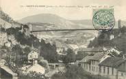 39 Jura / CPA FRANCE 39 "Saint Claude, le pont suspendu"