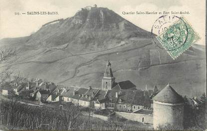 / CPA FRANCE 39 "Salins les Bains, quartier Saint Maurice et Fort Saint André"