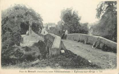 / CPA FRANCE 91 "Pont de Breuil entre Villemoisson et Epinay sur Orge"