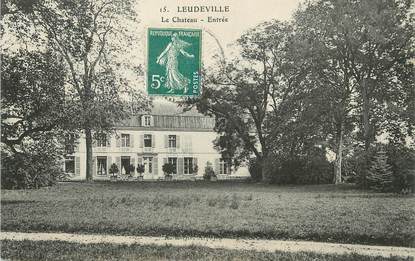 / CPA FRANCE 91 "Leudeville, le château"