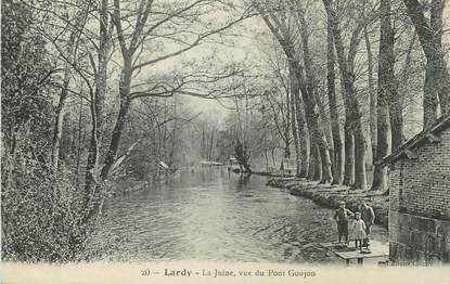 / CPA FRANCE 91 "Lardy, la Juine, vue du pont Goujon"