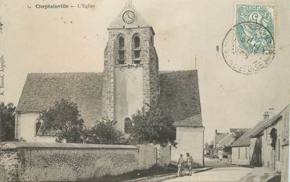 / CPA FRANCE 91 "Cheptainville, l'église"