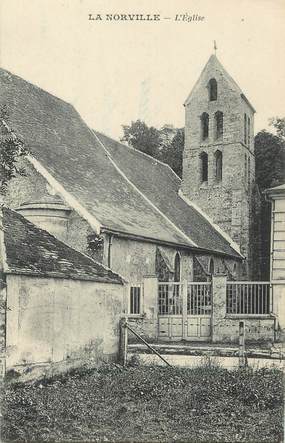 / CPA FRANCE 91 "La Norville, l'église"