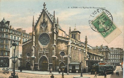 / CPA FRANCE 69 "Lyon, l'église Saint Bonaventure"