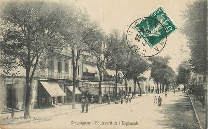 / CPA FRANCE 83 "Draguignan, boulevard de l'esplanade"