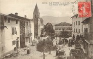 06 Alpe Maritime / CPA FRANCE 06 "La Tour, la place et l'église "