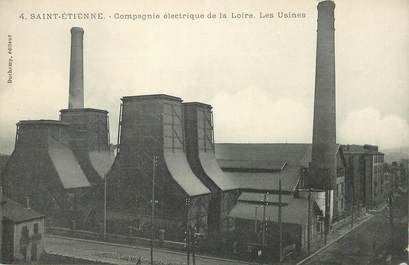 CPA FRANCE 42 "Saint Etienne, compagnie électrique de la loire, les Usines"