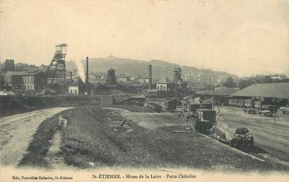 CPA FRANCE 42 "Saint Etienne,  Mines de la Loire, Puits Châtelus"